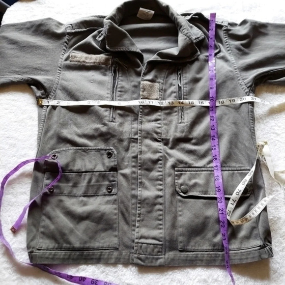 Vintage French Military Mageco Villefranche 1992 Field Utility Jacket Ol… - Picture 5 of 14
